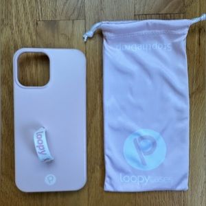 Blush pink breast cancer loopy case iPhone 12 Pro Max